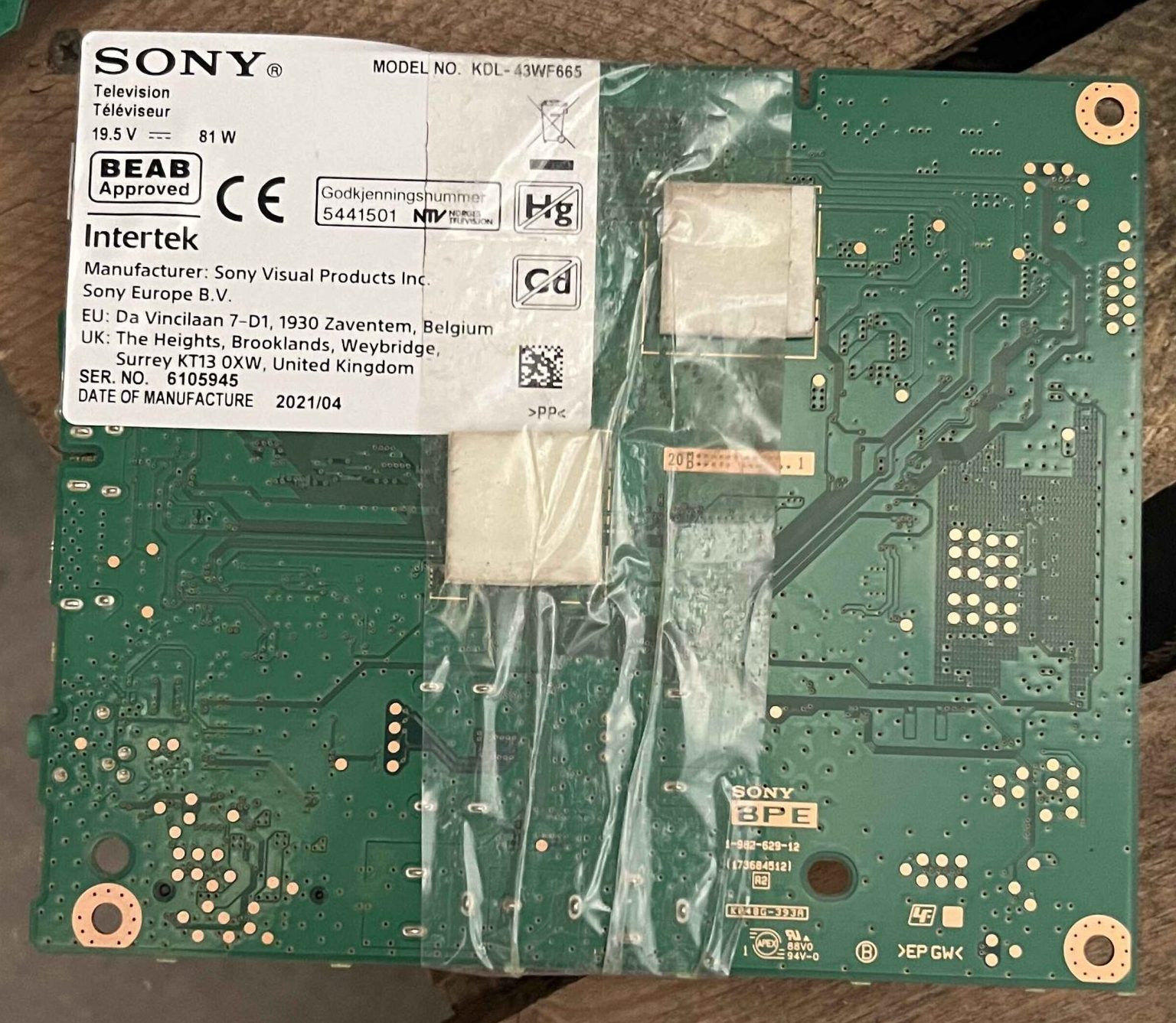 SONY KDL-43WF665