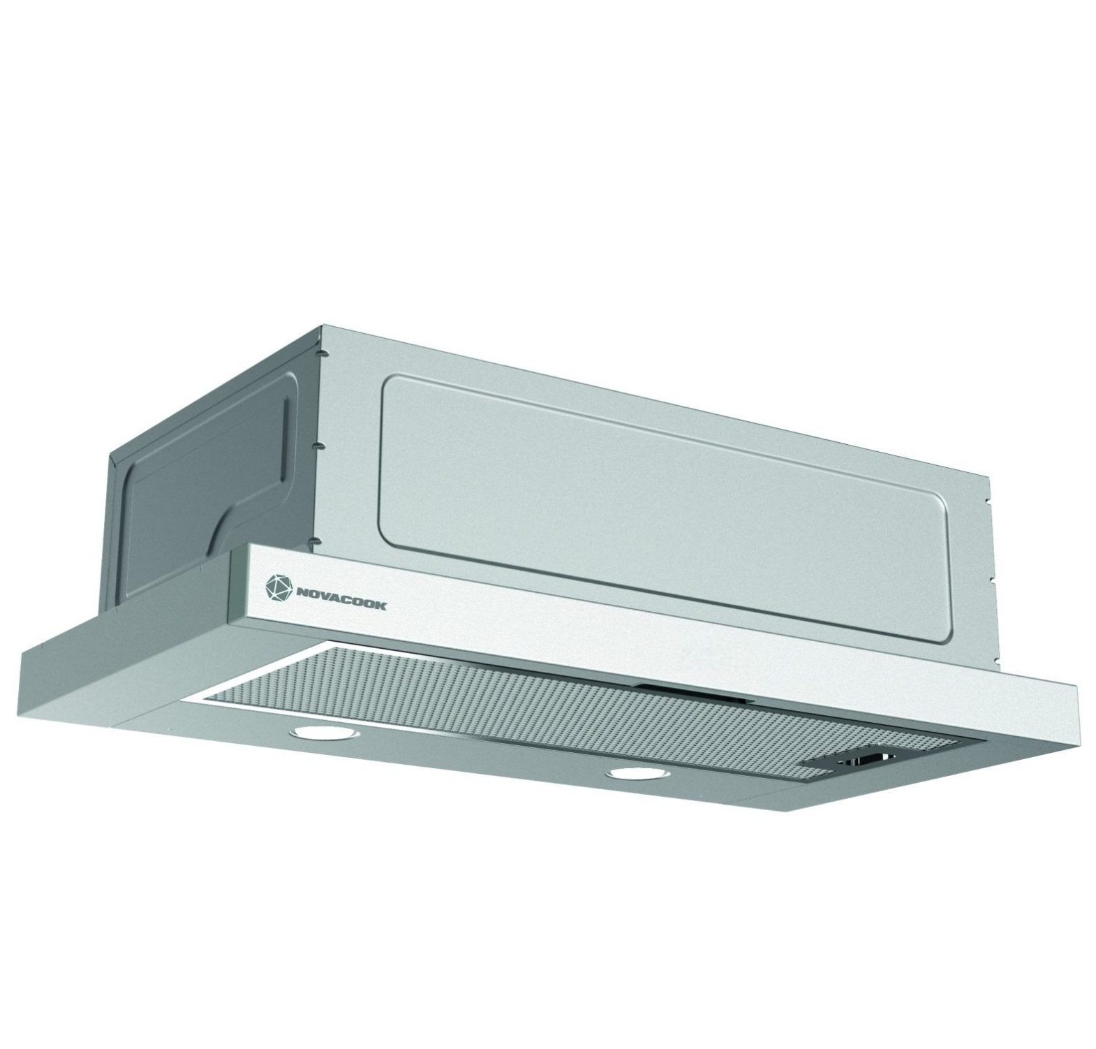 NOVACOOK beépíthető teleszkópos páraelszívó D008 Inox